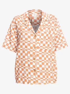 Femme Roxy Aloha Sunset Check - Chemise Manches Courtes Pour Femme