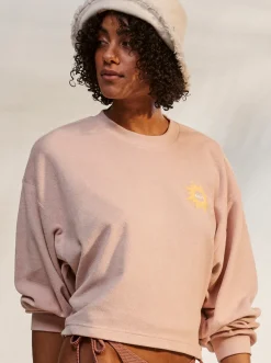 Femme Roxy Better Not Wait - Sweat En Matiere Eponge Pour Femme