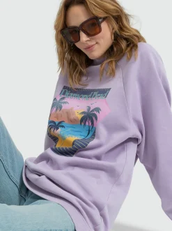 Femme Roxy Breaking Waves - Robe Sweat Pour Femme