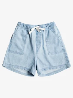 Femme Roxy Call On Me - Short En Jean Leger Pour Fille 4-16