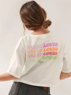 Femme Roxy Call You Mine - T-Shirt Oversize Coupe Boxy Pour Fille 4-16
