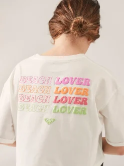Femme Roxy Call You Mine - T-Shirt Oversize Coupe Boxy Pour Fille 4-16