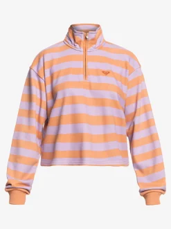Femme Roxy Carefree Vibe - Sweat A 1/2 Fermeture Eclair Pour Femme