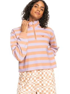 Femme Roxy Carefree Vibe - Sweat A 1/2 Fermeture Eclair Pour Femme