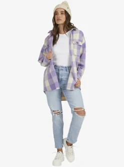 Femme Roxy Check The Swell - Surchemise Pour Femme