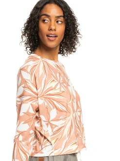 Femme Roxy Current Mood - Haut En Tricot Cotele A Manches Longues Pour Femme