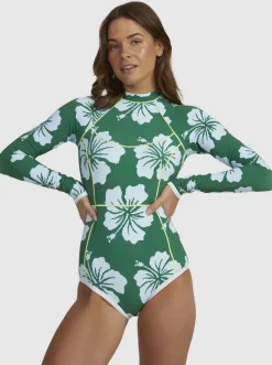 Femme Roxy Digi High - Maillot Une Piece Manches Longues Pour Femme