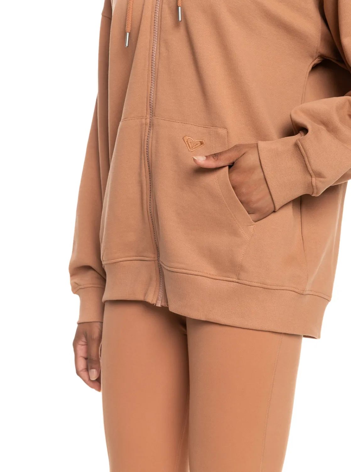 Femme Roxy Essential Energy - Sweat A Capuche Zippe Pour Femme