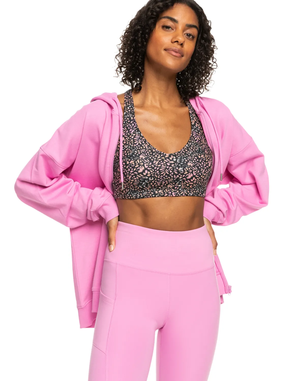 Femme Roxy Essential Energy - Sweat A Capuche Zippe Pour Femme