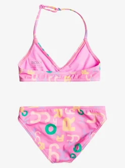 Femme Roxy Funny Bambino - Ensemble De Bikini Triangle Pour Fille 2-7 Ans