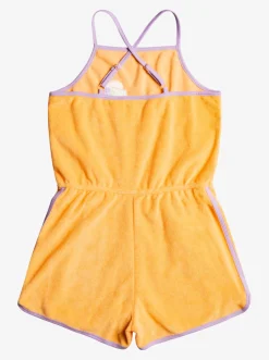 Femme Roxy Glitter In The Air - Combishort A Bretelles Pour Fille 4-16