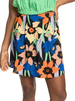 Femme Roxy Golden Poppy - Mini Jupe Ample Pour Femme