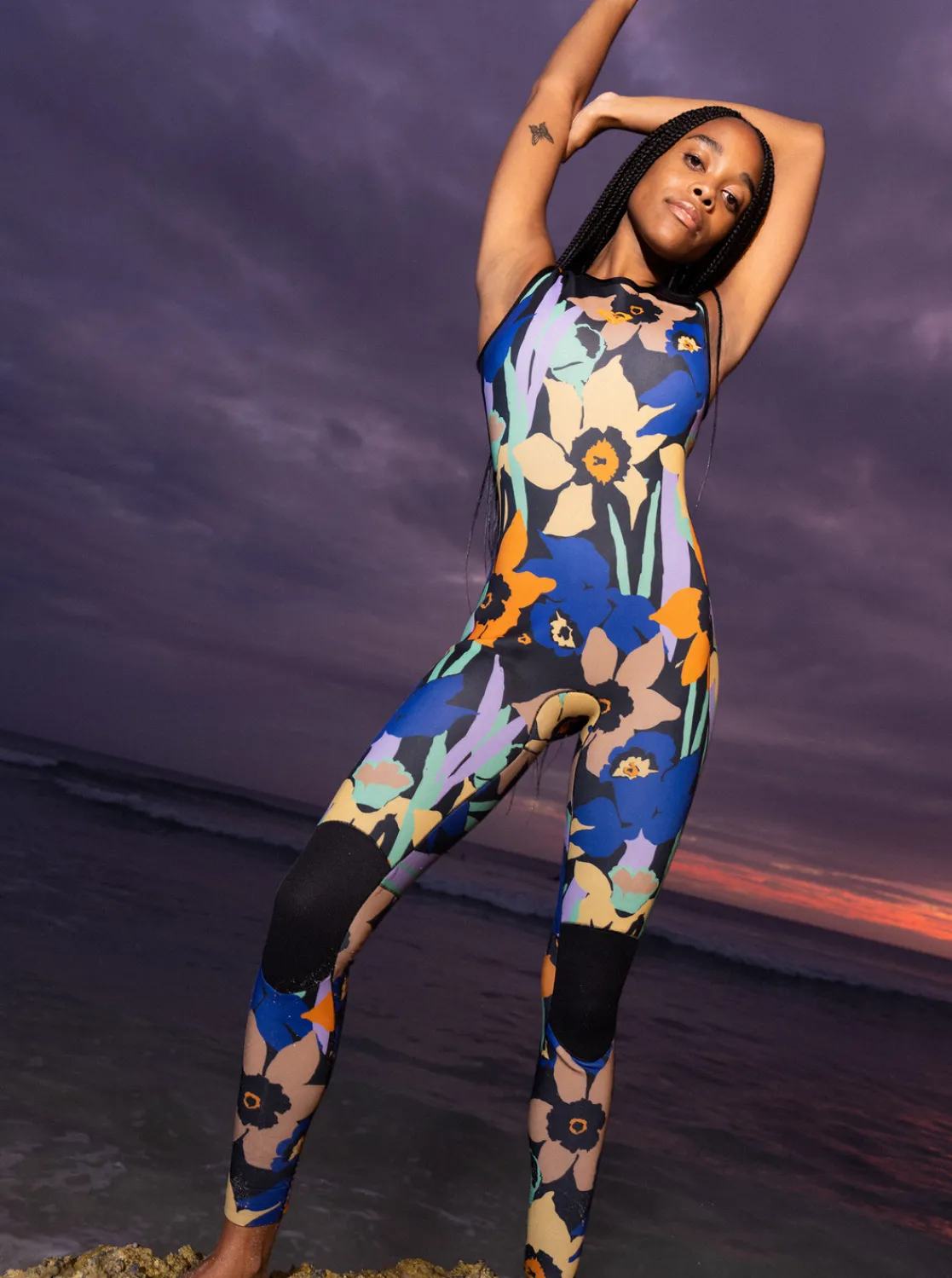 Femme Roxy 1.5Mm Current Of Cool - Springsuit Long Jane Pour Femme