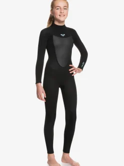 Femme Roxy 4/3Mm Prologue - Combinaison De Surf Back Zip Pour Fille 4-16