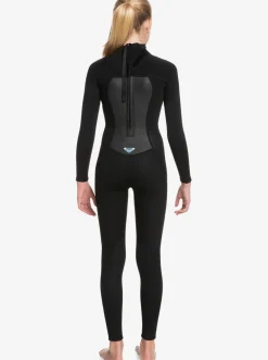 Femme Roxy 4/3Mm Prologue - Combinaison De Surf Back Zip Pour Fille 4-16