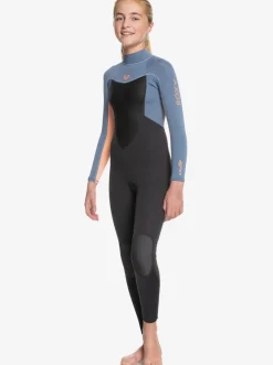 Femme Roxy 4/3Mm Prologue - Combinaison De Surf Back Zip Pour Fille 4-16