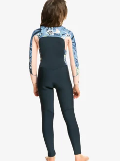 Femme Roxy 3/2Mm Swell Series - Combinaison De Surf Zip Poitrine Pour Fille 8-16 Ans