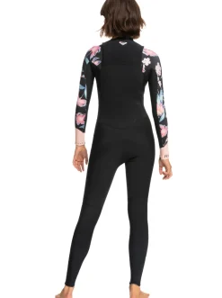 Femme Roxy 3/2Mm Swell Series - Combinaison De Surf Zip Poitrine Pour Femme