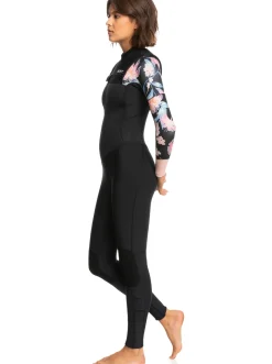 Femme Roxy 5/4/3Mm Swell Series - Combinaison De Surf Zip Poitrine Pour Femme