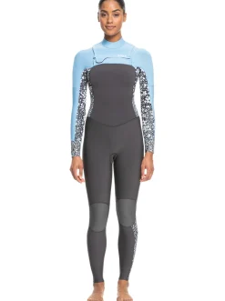 Femme Roxy 3/2Mm Swell Series - Combinaison De Surf Zip Poitrine Pour Femme