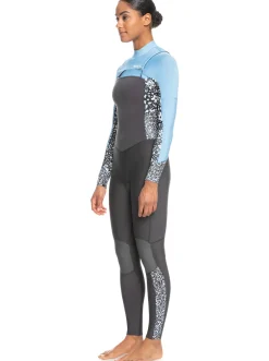 Femme Roxy 3/2Mm Swell Series - Combinaison De Surf Zip Poitrine Pour Femme
