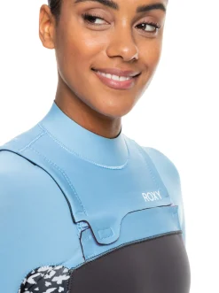 Femme Roxy 3/2Mm Swell Series - Combinaison De Surf Zip Poitrine Pour Femme