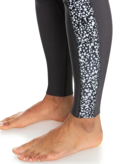 Femme Roxy 3/2Mm Swell Series - Combinaison De Surf Zip Poitrine Pour Femme