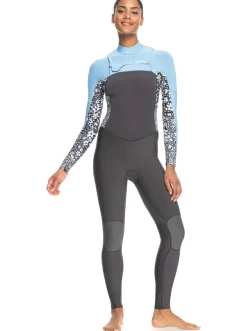 Femme Roxy 3/2Mm Swell Series - Combinaison De Surf Zip Poitrine Pour Femme
