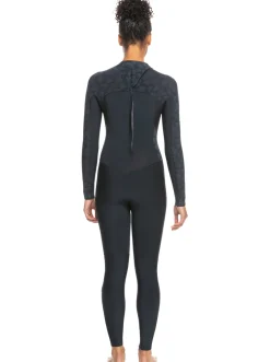 Femme Roxy 4/3Mm Swell Series - Combinaison Back Zip Pour Femme