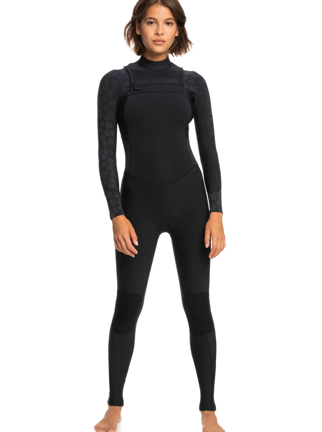 Femme Roxy 3/2Mm Swell Series - Combinaison De Surf Zip Poitrine Pour Femme