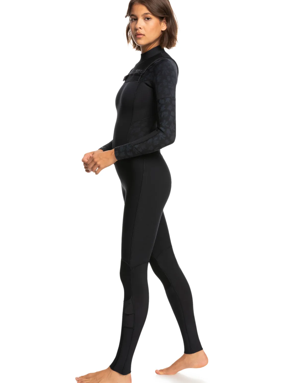 Femme Roxy 3/2Mm Swell Series - Combinaison De Surf Zip Poitrine Pour Femme