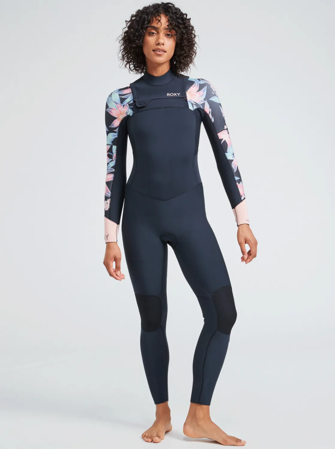 Femme Roxy 4/3Mm Swell Series - Combinaison De Surf Zip Poitrine Pour Femme