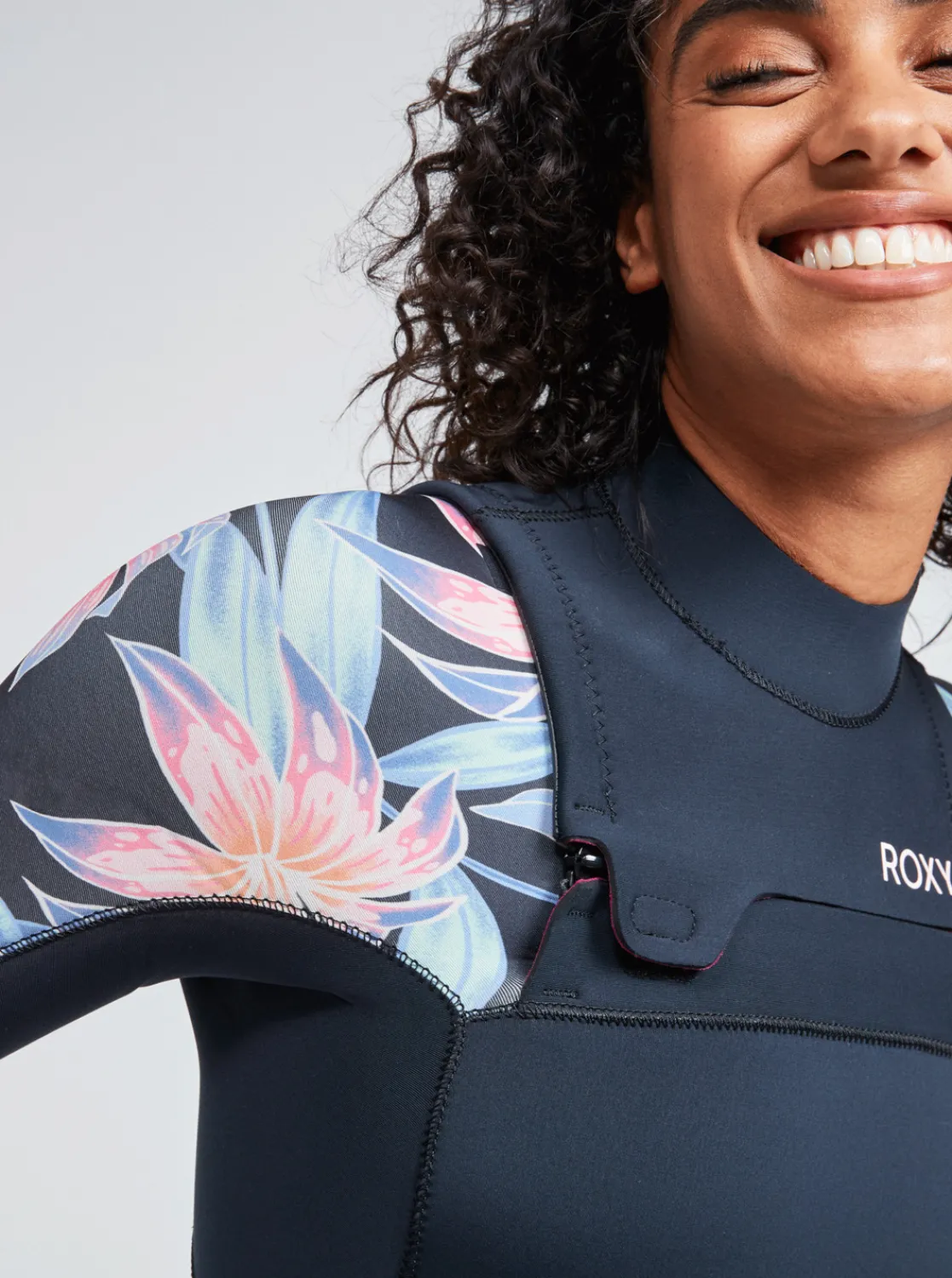 Femme Roxy 4/3Mm Swell Series - Combinaison De Surf Zip Poitrine Pour Femme