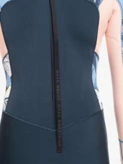 Femme Roxy 3/2Mm Swell Series - Haut En Néoprène Back Zip Pour Fille