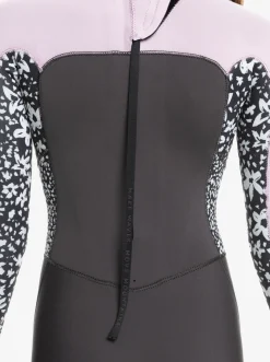 Femme Roxy 4/3Mm Swell Series - Haut En Néoprène Back Zip Pour Fille