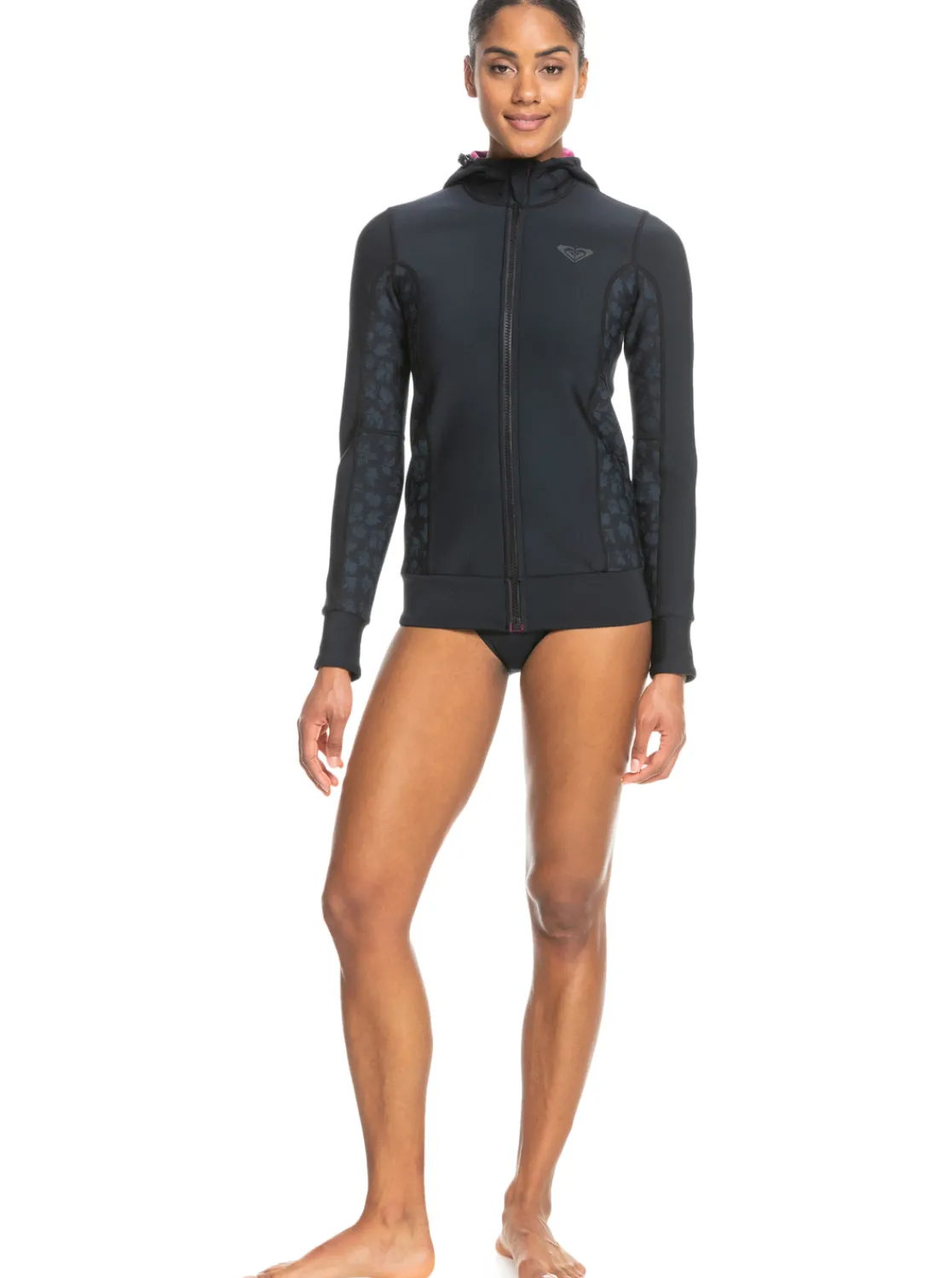 Femme Roxy 1Mm Swell Series - Top Néoprène A Capuche Pour Femme