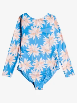 Femme Roxy Ocean Treasure - Lycra Une Piece Manches Longues Pour Filles 6-16 Ans