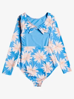 Femme Roxy Ocean Treasure - Lycra Une Piece Manches Longues Pour Filles 6-16 Ans