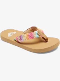 Femme Roxy Porto Raffia - Tongs Pour Fille