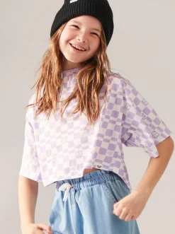 Femme Roxy Set The Mood - T-Shirt Boxy Pour Fille 10-16 Ans