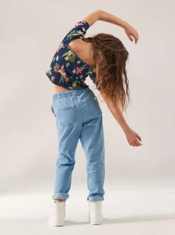 Femme Roxy Sunday Night Sessions - Haut A Manches Bouffantes Pour Fille 4-16