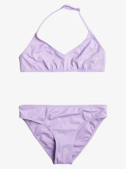 Femme Roxy Swim For Days - Ensemble De Bikini Triangle Pour Filles 6-16 Ans