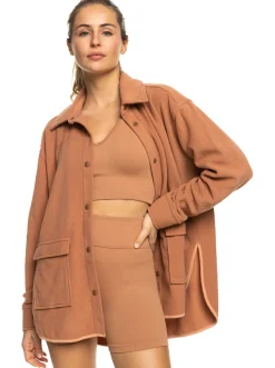 Femme Roxy Tech Fleece - Surchemise En Polaire Pour Femme