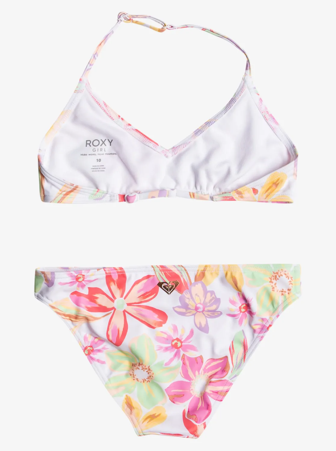 Femme Roxy Tropical Time - Ensemble De Bikini Triangle Pour Filles 7-16 Ans