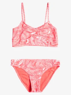 Femme Roxy Vacay For Life - Ensemble De Bikini Crop-Top Pour Filles 7-16 Ans