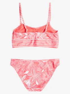 Femme Roxy Vacay For Life - Ensemble De Bikini Crop-Top Pour Filles 7-16 Ans