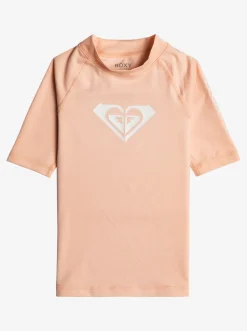 Femme Roxy Whole Hearted - Lycra Manches Courtes Pour Fille 2-7 Ans